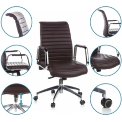 ASPERA 10 - Profi Chefsessel Braun