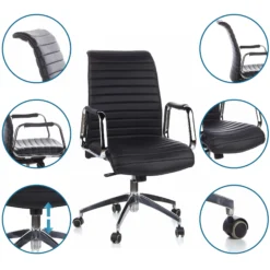 ASPERA 10 - Profi Chefsessel Schwarz
