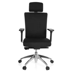 ASTRA LUX | Stoff - Profi Bürostuhl Schwarz
