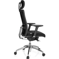 ASTRA LUX | Stoff - Profi Bürostuhl Schwarz