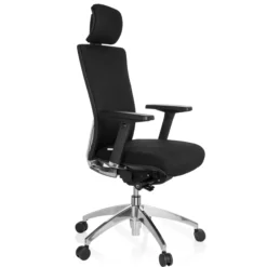 ASTRA LUX | Stoff - Profi Bürostuhl Schwarz