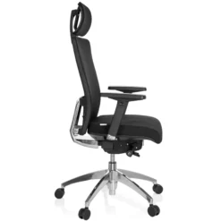 ASTRA LUX | Stoff - Profi Bürostuhl Schwarz