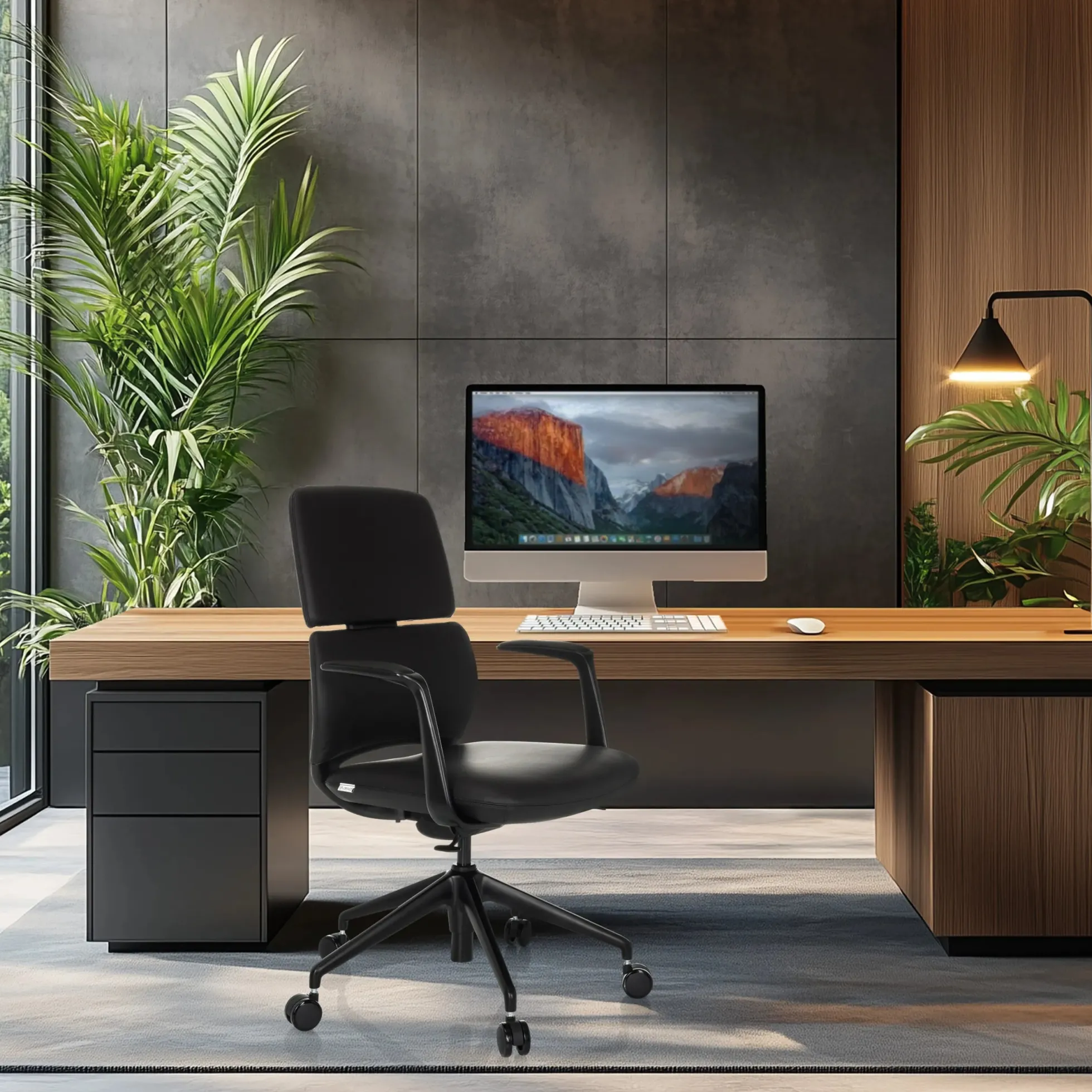 ATMOS DESIGNER - Profi Bürostuhl Schwarz