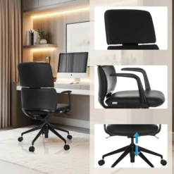 ATMOS DESIGNER - Profi Bürostuhl Schwarz