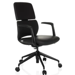 ATMOS DESIGNER - Profi Bürostuhl Schwarz