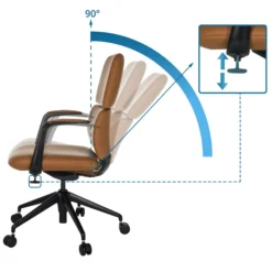 ATMOS DESIGNER - Profi Bürostuhl Camel