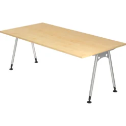 ATOS 2E S | Schreibtisch 200 x 100 höhenverstellbar Ahorn