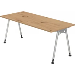 ATOS 19 S | Schreibtisch 180 x 80 höhenverstellbar Asteiche