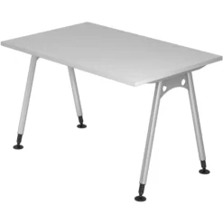 ATOS 12 S | Schreibtisch 120 x 80 höhenverstellbar Grau