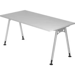 ATOS 16 S | Schreibtisch 160 x 80 höhenverstellbar Grau