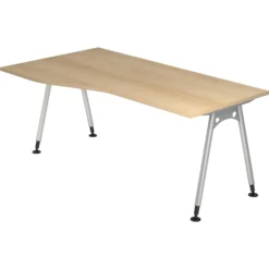ATOS 18 S | Schreibtisch 180 x 100 höhenverstellbar Eiche