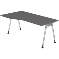 ATOS 18 S | Schreibtisch 180 x 100 höhenverstellbar Graphit