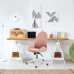 AVEA - Home Office Bürostuhl Rosa