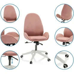 AVEA - Home Office Bürostuhl Rosa
