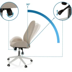 AVEA I - Home Office Bürostuhl Beige