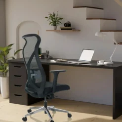 AZURRO B - Profi Bürostuhl Schwarz