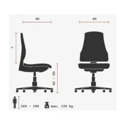 BALANCE 20 - Drehhocker Schwarz