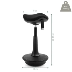 Balance Sit Ergo - Stehhilfe Schwarz