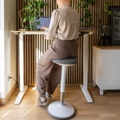 BALANCE SIT III W - Stehhilfe Weiß/Grau