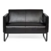 BALI BLACK | 2-Sitzer - Lounge Sofa Schwarz
