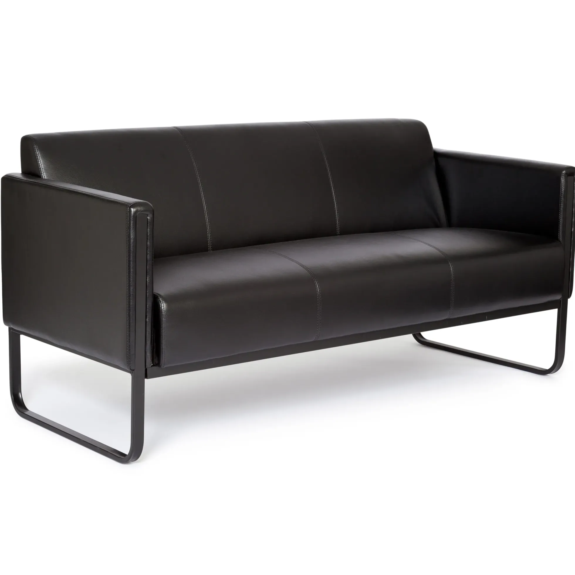 BALI BLACK | 3-Sitzer - Lounge Sofa Schwarz