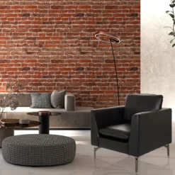 BAVERO | 1-Sitzer | Kunstleder - Loungesessel Schwarz