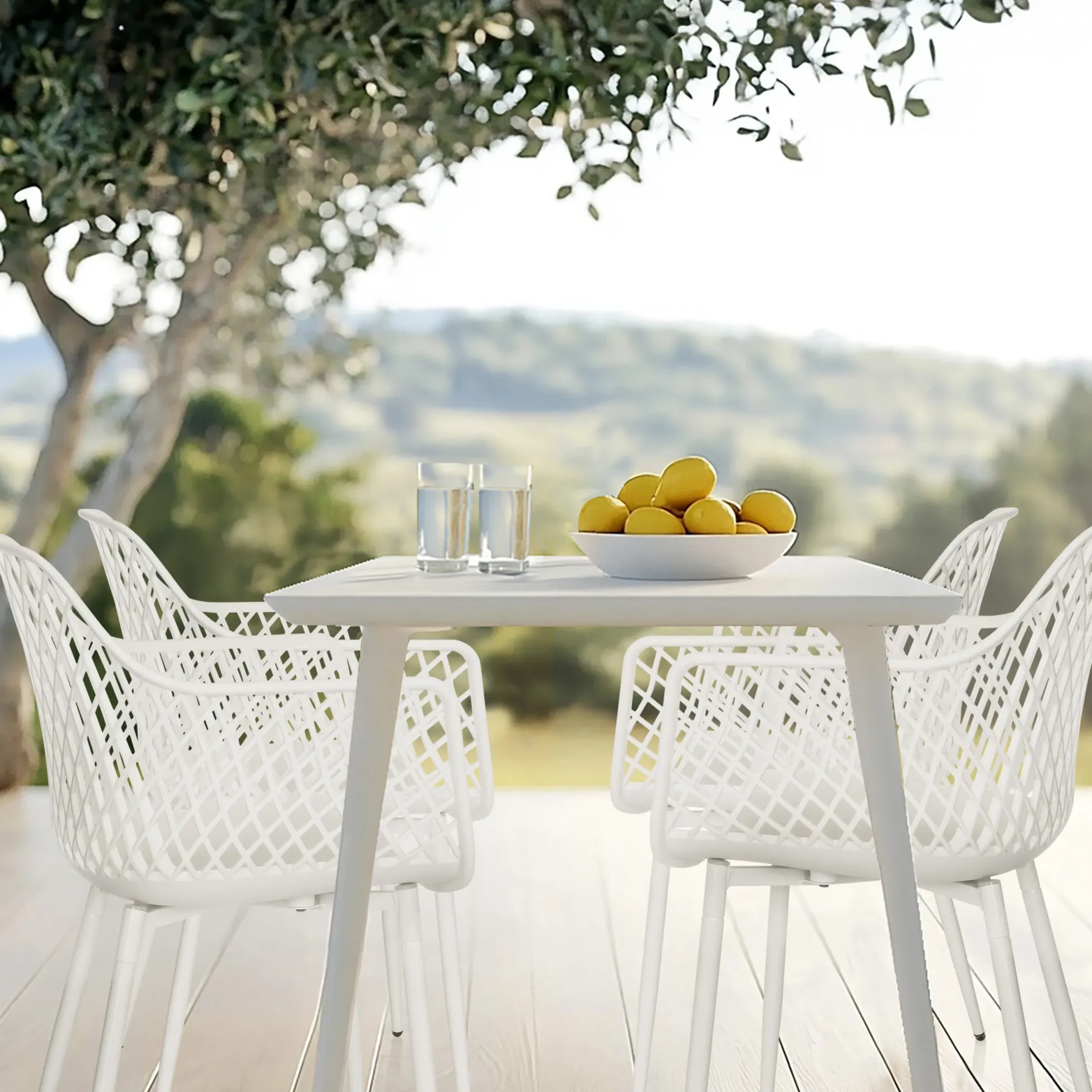 BEGIO L - Outdoor Stuhl Weiß