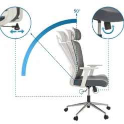 BELAIA W - Home Office Bürostuhl Grau