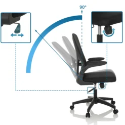 BELIO - Home Office Bürostuhl Schwarz