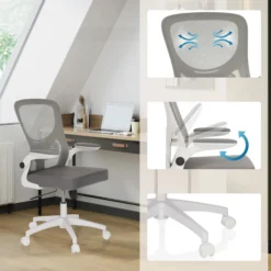 BELIO W - Home Office Bürostuhl Grau
