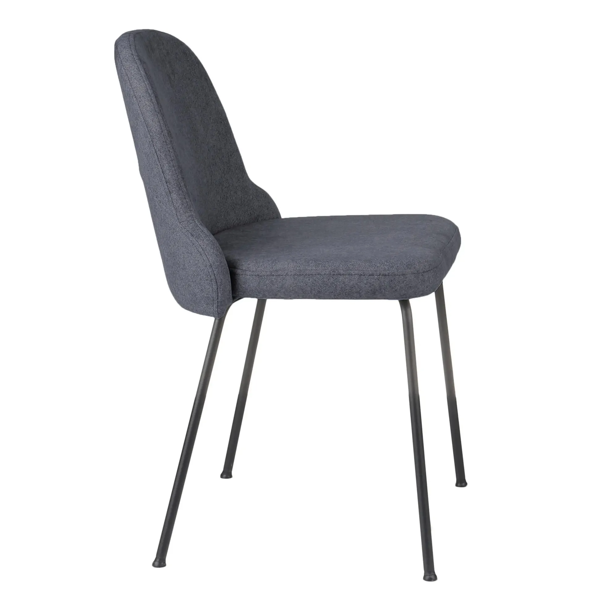 BELLA BLACK S - Vierfußstuhl Blaugrau