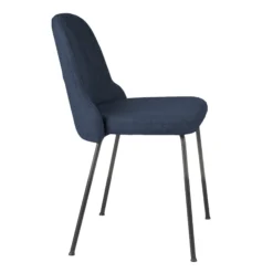 BELLA BLACK S - Vierfußstuhl Blau