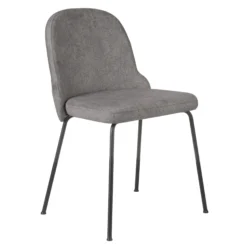 BELLA BLACK S - Vierfußstuhl Dunkelgrau