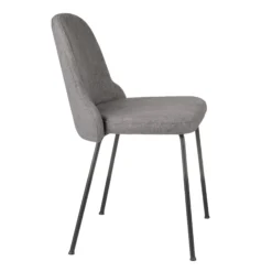 BELLA BLACK S - Vierfußstuhl Dunkelgrau