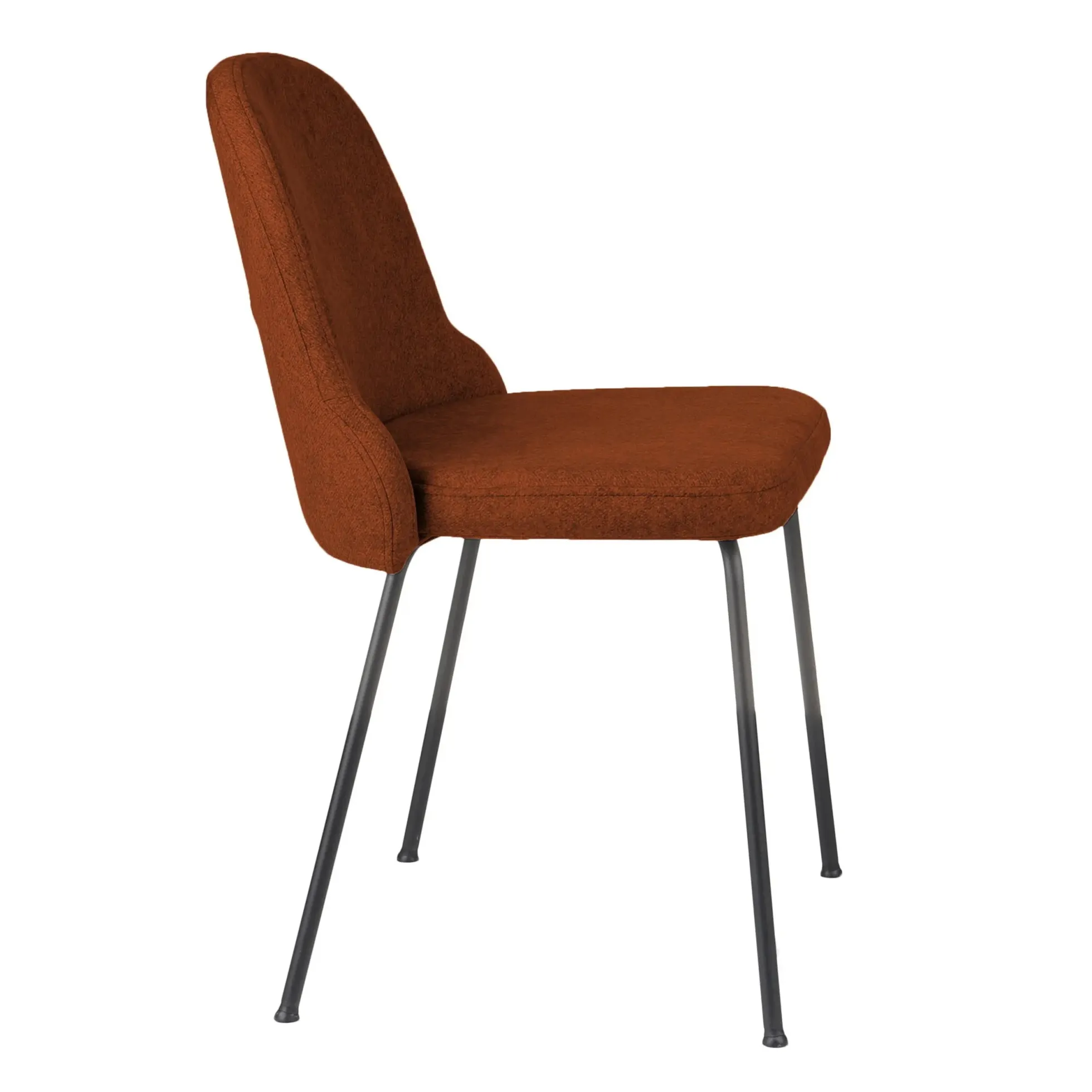BELLA BLACK S - Vierfußstuhl Rot