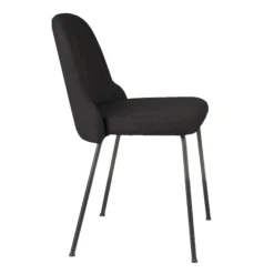 BELLA BLACK S - Vierfußstuhl Schwarz