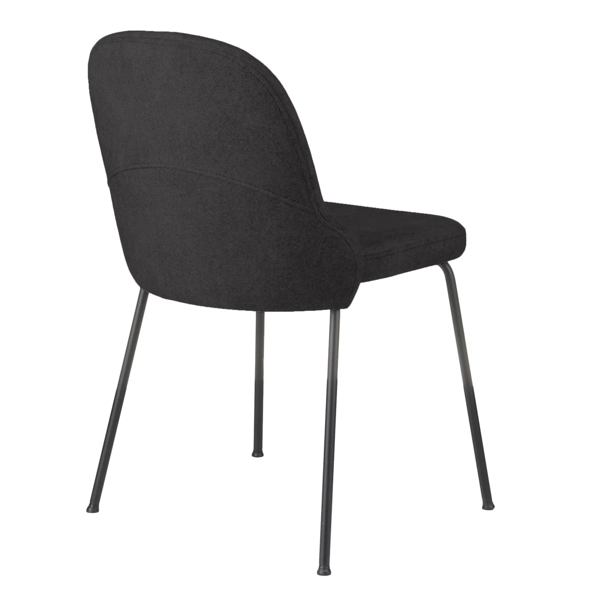 BELLA BLACK S - Vierfußstuhl Schwarz