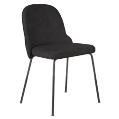 BELLA BLACK S - Vierfußstuhl Schwarz