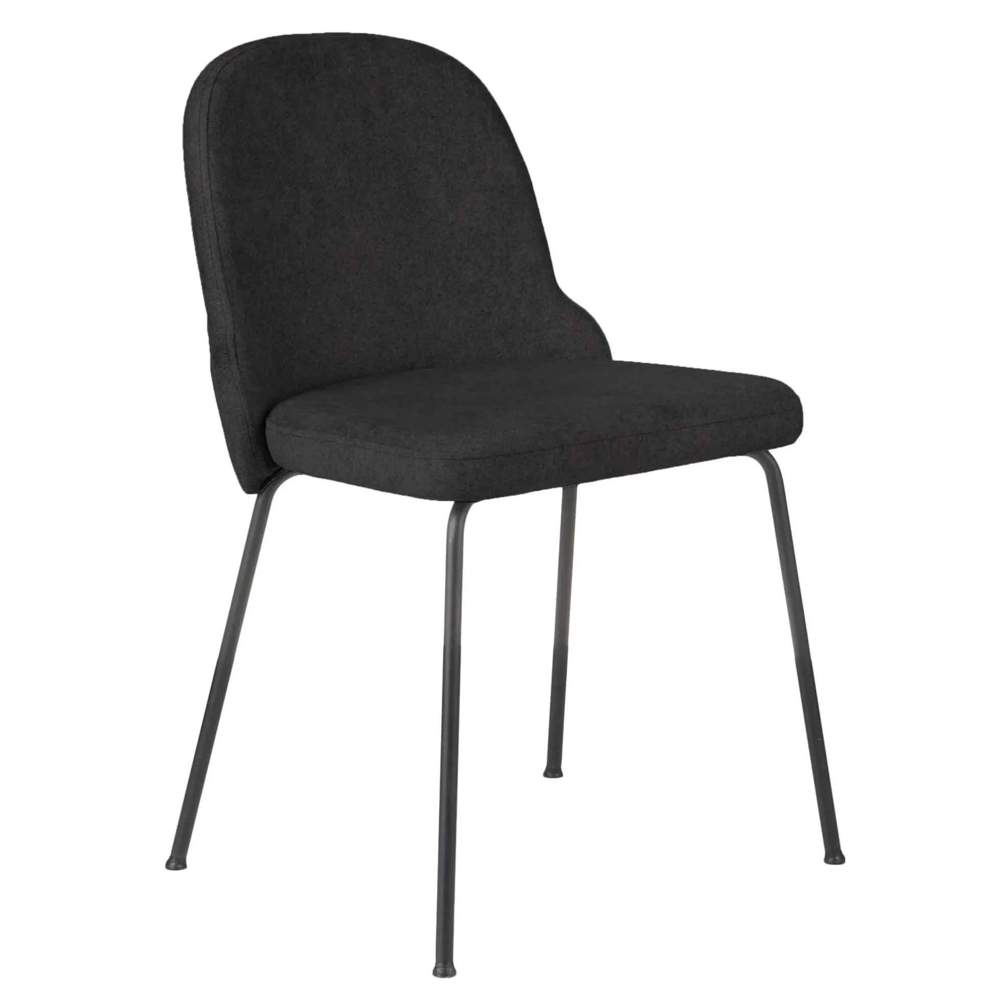BELLA BLACK S - Vierfußstuhl Schwarz