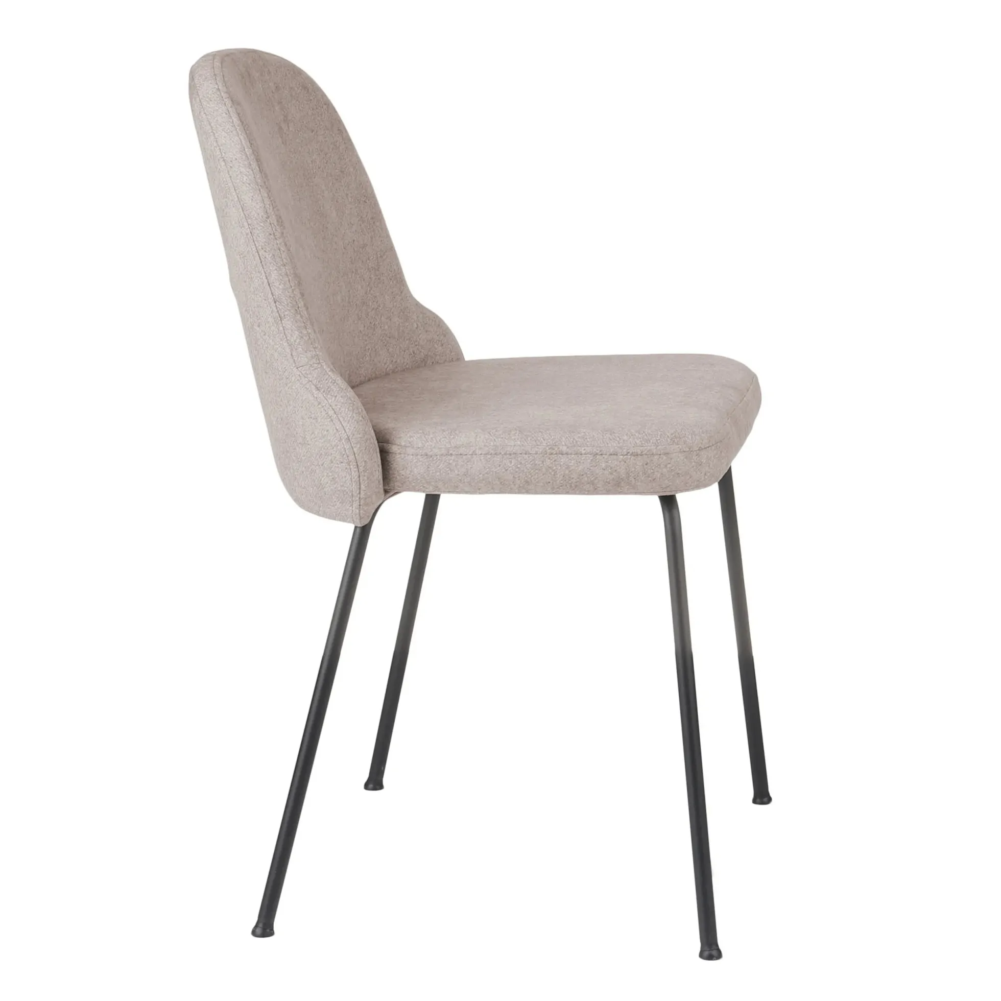 BELLA BLACK S - Vierfußstuhl Taupe