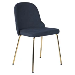 BELLA GOLD S - Vierfußstuhl Blau