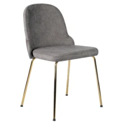 BELLA GOLD S - Vierfußstuhl Dunkelgrau