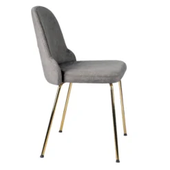 BELLA GOLD S - Vierfußstuhl Dunkelgrau