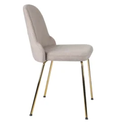 BELLA GOLD S - Vierfußstuhl Taupe
