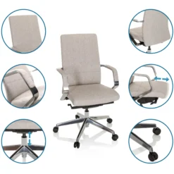 BESSONA - Profi Bürostuhl Beige