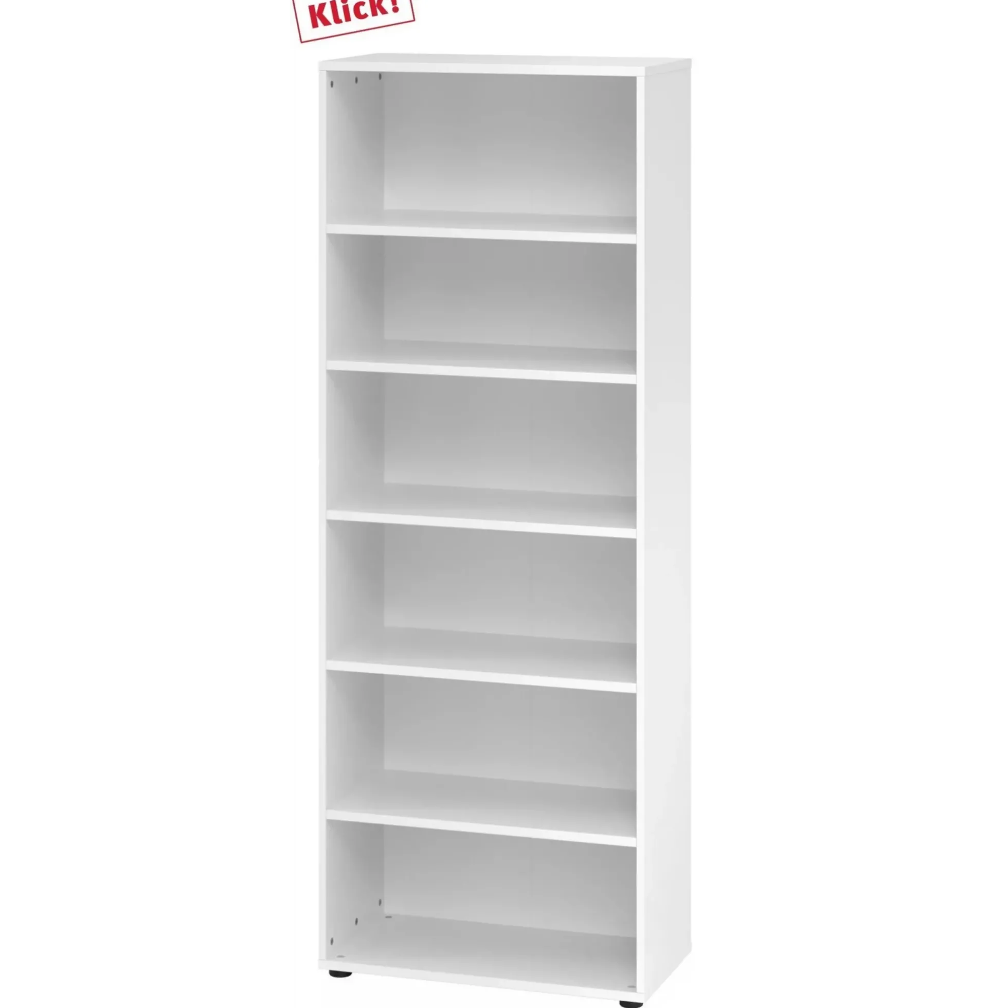 BETA 9 | Regal | 6 OH | 80 cm Weiß
