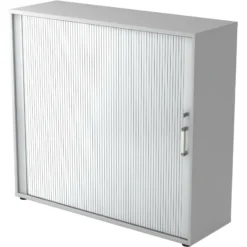 BETA R 1733S | Rollladenschrank | 3 OH Chromgriff Metall Grau