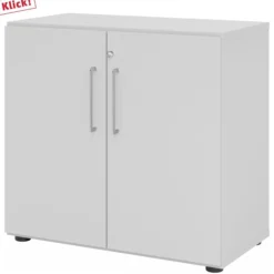 BETA 9 | Schrank mit Türen | 2 OH Grau