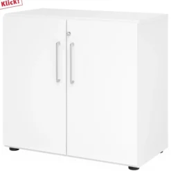 BETA 9 | Schrank mit Türen | 2 OH Weiß