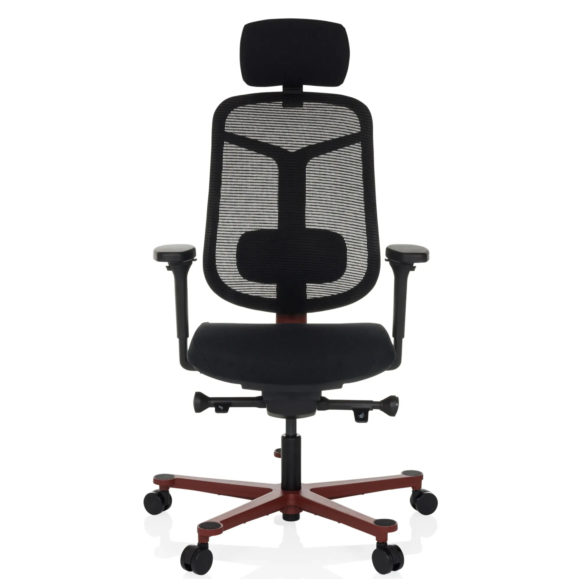 BICOLORE HIGH - High End Bürostuhl Schwarz/Rot